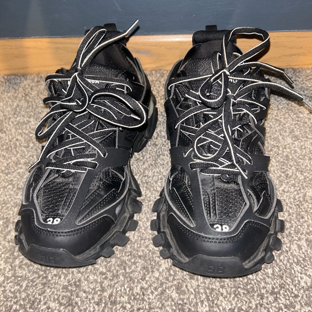 Balenciaga Black Track Runners LED size 38 US 7 women’s